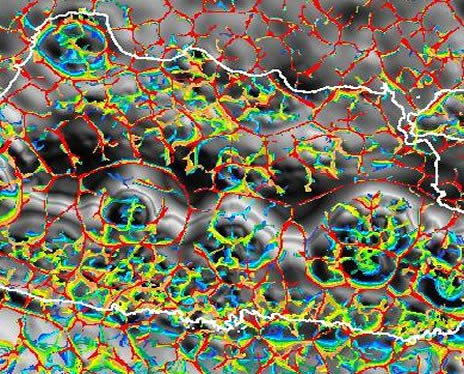Java Indonesia Bouguer gravity lineaments