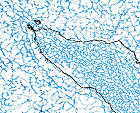 Sumatra deep-level gravity lineaments