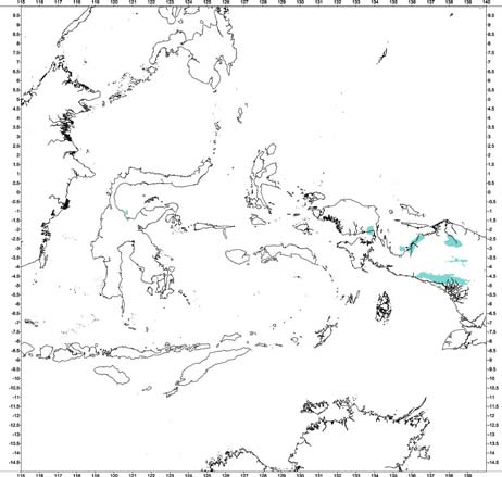 Bouguer gravity anomaly classification of Cenozoic sedimentary depocentres