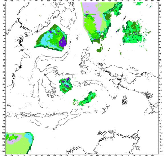 Indian Ocean Bouguer gravity classification