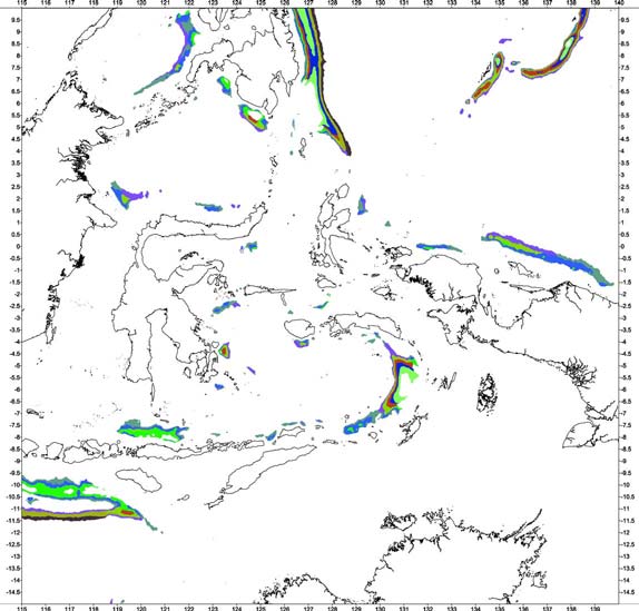 Oceanic crust subduction zones from Bouguer gravity classification